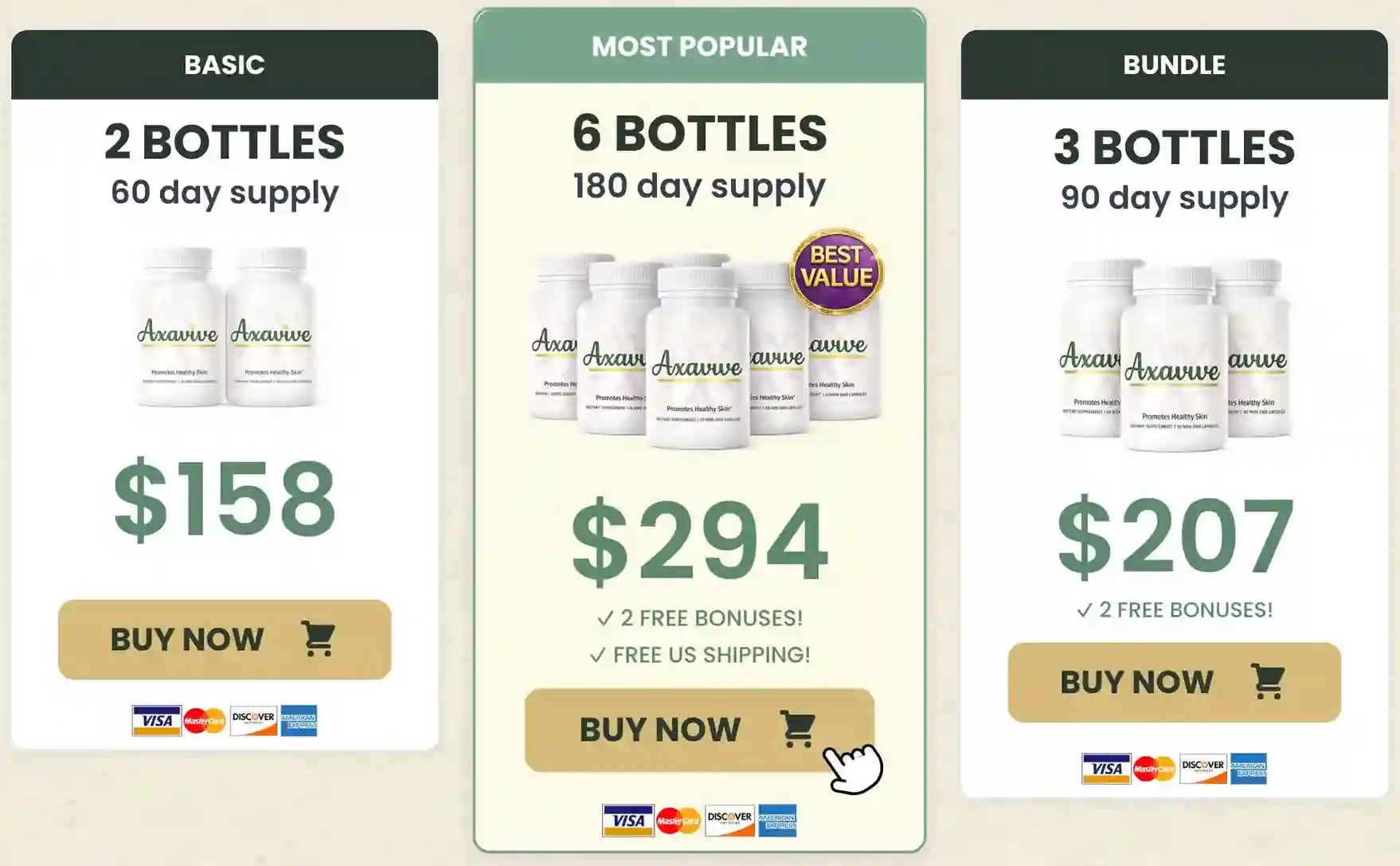 Axavive &mdash; Official US Order Page Best Price 2026